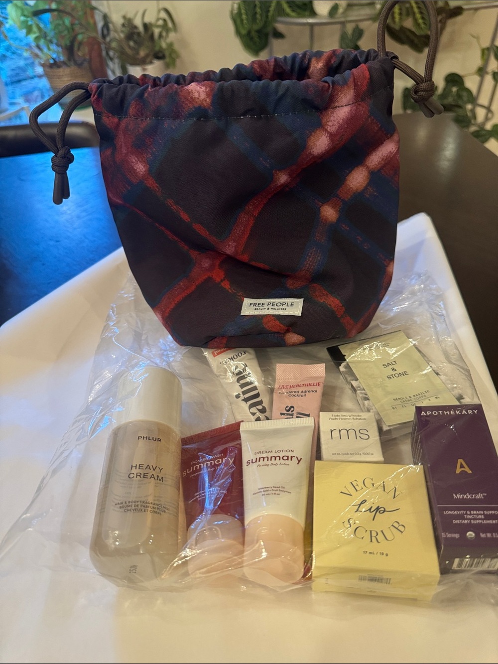Free People Pouch and Beauty Samples